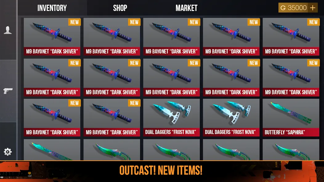 Case Opener: Skins Simulator [МОД: Деньги, Монеты и Меню MOD] Screenshot 2