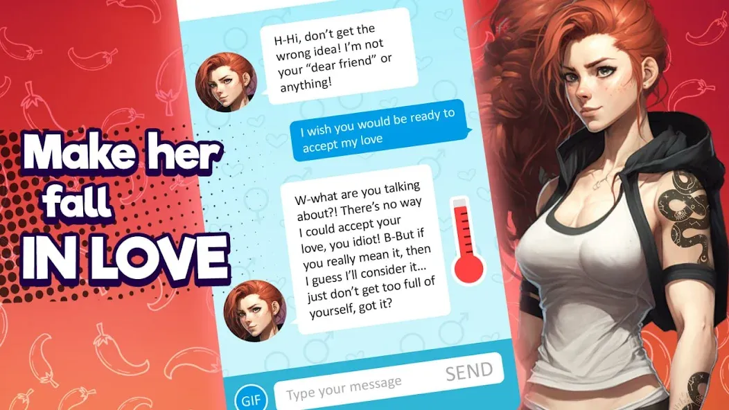 Anime Girlfriend - AI Chat (Аниме Грлфренд) [МОД: Много монет, Открытые уровни и Мега MOD] Screenshot 3