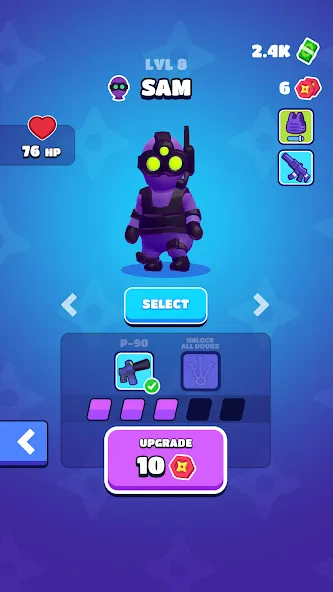 Stealth Master: Assassin Ninja (Стил Мастер) [МОД: Много денег, Монет и Все открыто] Screenshot 2