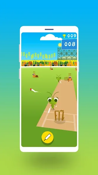 Cric Game - Doodle Cricket (Крик Гейм) [МОД: Меню, Бесконечные монеты и Открытые уровни] Screenshot 3