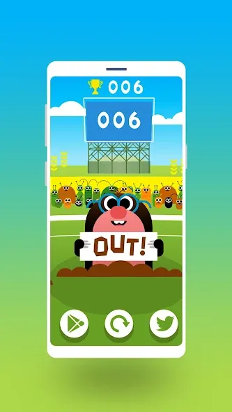 Cric Game - Doodle Cricket (Крик Гейм) [МОД: Меню, Бесконечные монеты и Открытые уровни] Screenshot 5