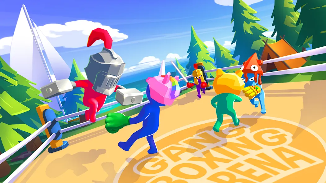 Gang Boxing Arena (Ганг Боксинг Арена) [МОД: Много денег, Монет и Все открыто] Screenshot 1