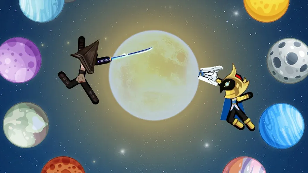 Stick Hero Fight Clash (Стикмен Герой) [МОД: Меню, Бесконечные монеты и Открытые уровни] Screenshot 2