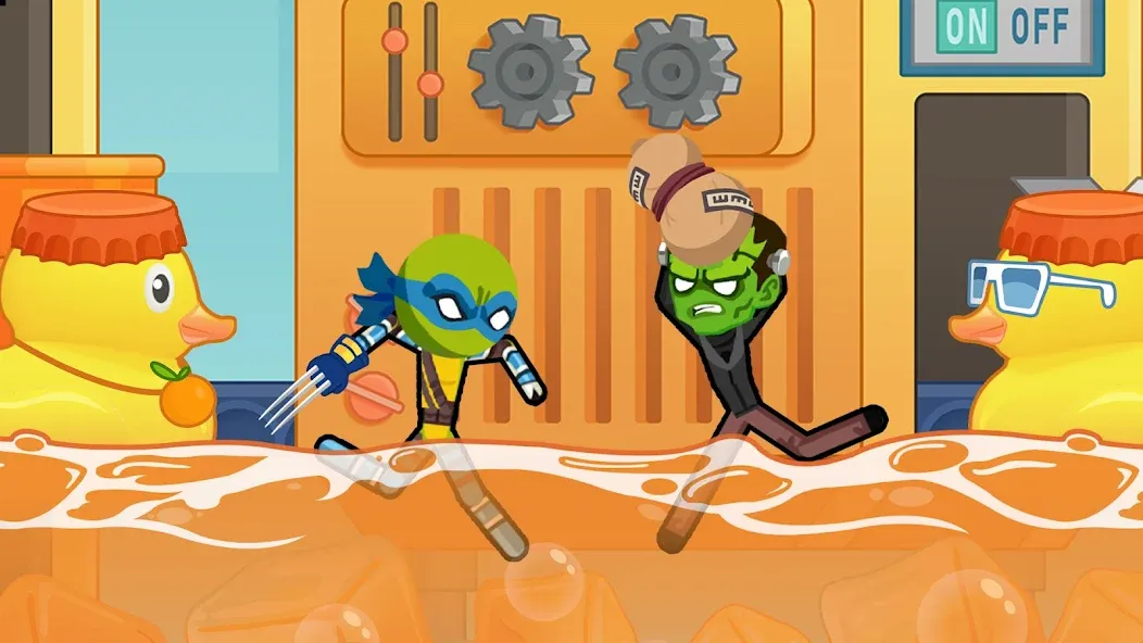 Stick Hero Fight Clash (Стикмен Герой) [МОД: Меню, Бесконечные монеты и Открытые уровни] Screenshot 3