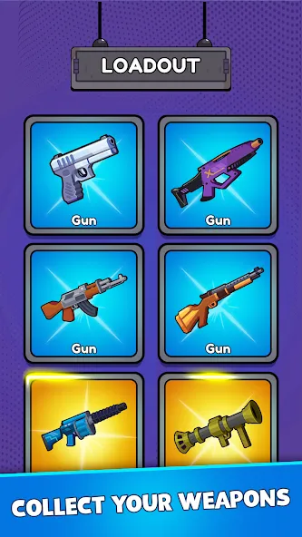 Stick Shooter: Battle Game (Стик Шутер) [МОД: Все открыто, Дополнительные деньги и Меню MOD] Screenshot 5