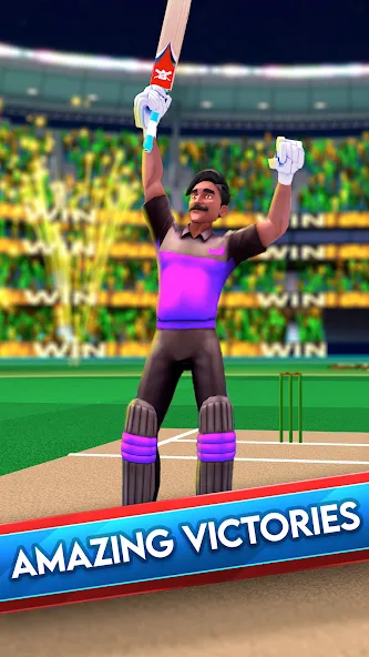 Stick Cricket Clash (тик Крикет Клаш) [МОД: Много монет, Открытые уровни и Мега MOD] Screenshot 4