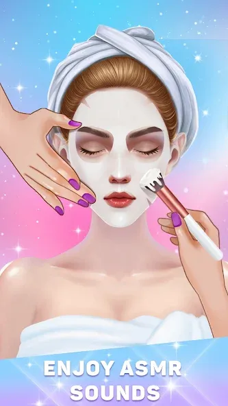 Makeover salon: Makeup ASMR (Мейковер салон) [МОД: Деньги, Монеты и Меню MOD] Screenshot 1