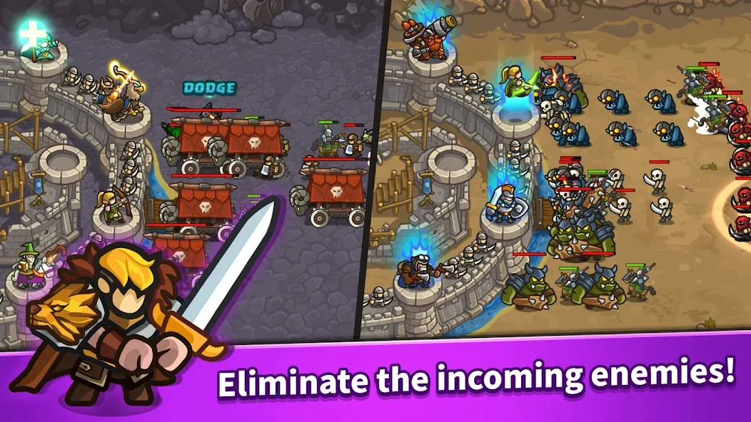 Idle Kingdom Defense (Айдл Кингдом Дефенс) [МОД: Бесконечные деньги, Монеты и Мега MOD] Screenshot 1