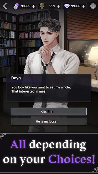 Blood Kiss : Vampire story [МОД: Бесконечные деньги, Монеты и Мега MOD] Screenshot 3