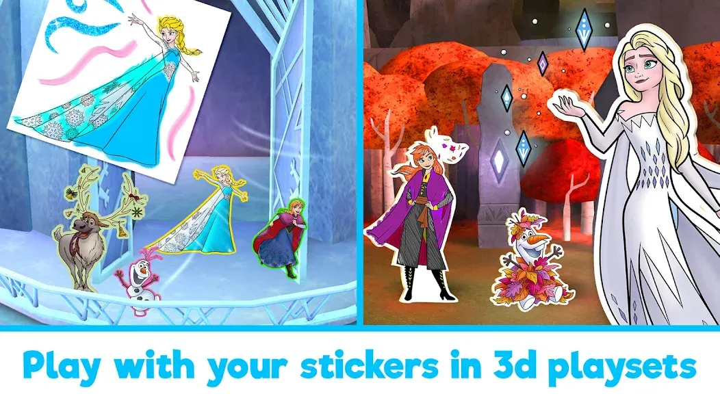 Disney Coloring World (Дисней) [МОД: Меню, Бесконечные монеты и Открытые уровни] Screenshot 3