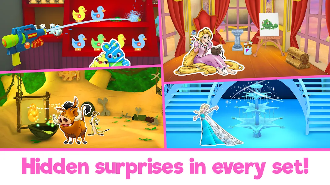 Disney Coloring World (Дисней) [МОД: Меню, Бесконечные монеты и Открытые уровни] Screenshot 4