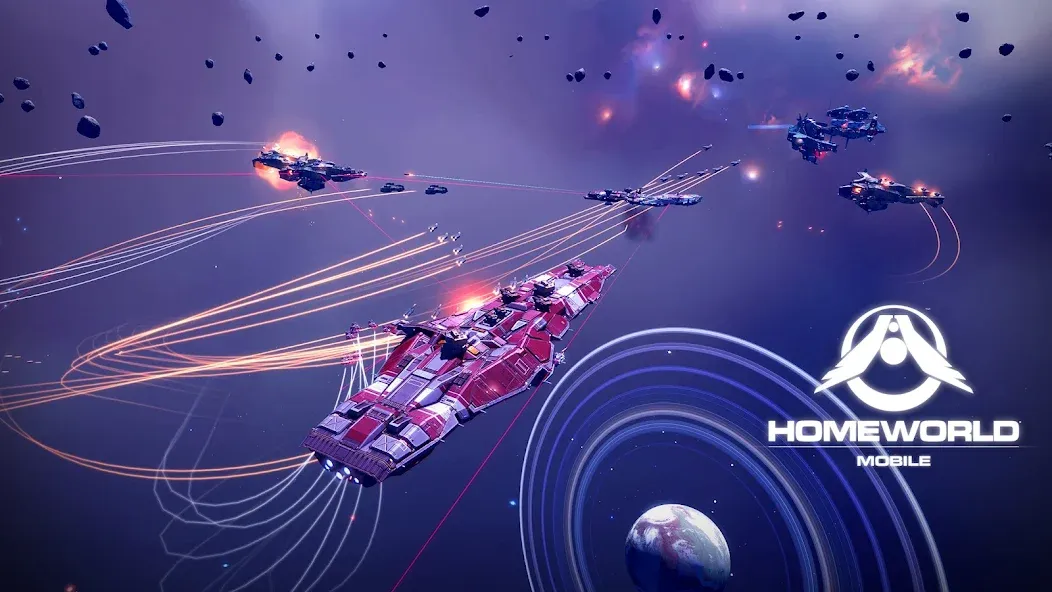 Homeworld Mobile: Sci-Fi MMO (Хоумворлд Мобаил) [МОД: Бесконечные деньги, Монеты и Мега MOD] Screenshot 1