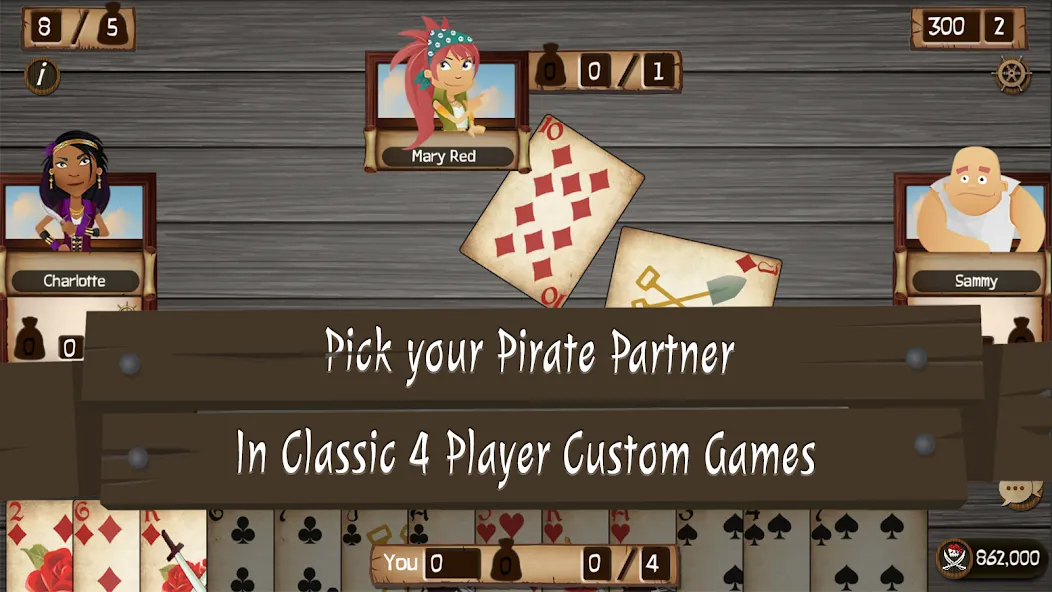 Spades Cutthroat Pirates (Спейдс Каттхроат Пирейтс) [МОД: Много денег, Монет и Все открыто] Screenshot 4