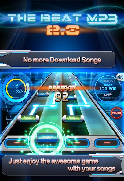 BEAT MP3 2.0 - Rhythm Game [МОД: Деньги, Монеты и Меню MOD] Screenshot 1