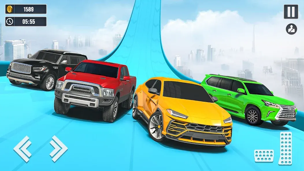 Car Stunt Games : Car Games 3D (Кар Стант Геймс) [МОД: Деньги, Монеты и Меню MOD] Screenshot 2