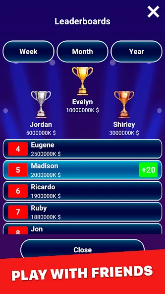 Millionaire 2024: Trivia Game [МОД: Много монет, Открытые уровни и Мега MOD] Screenshot 5