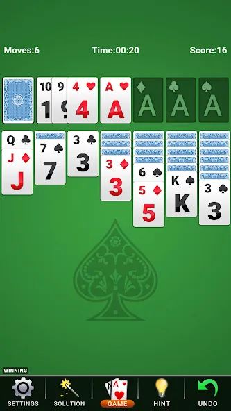 Solitaire: Classic Card Game [МОД: Все открыто, Дополнительные деньги и Меню MOD] Screenshot 3