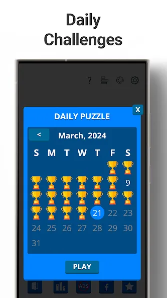 Sudoku Levels: Daily Puzzles [МОД: Деньги, Монеты и Меню MOD] Screenshot 2