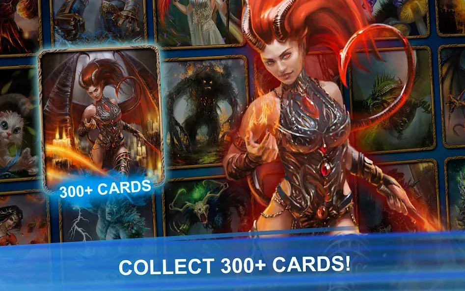 Blood of Titans: Card Battle [МОД: Меню, Бесконечные монеты и Открытые уровни] Screenshot 2
