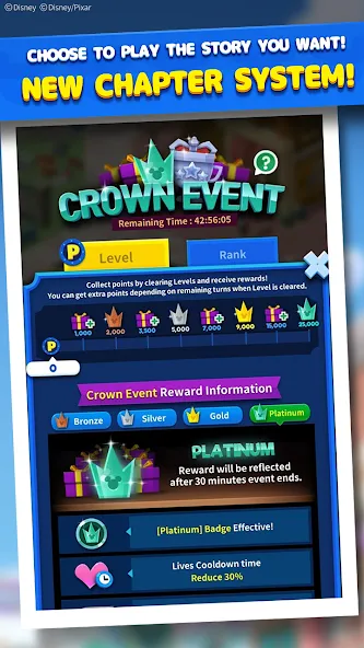 Disney POP TOWN (Дисней ПОП Таун) [МОД: Меню, Бесконечные монеты и Открытые уровни] Screenshot 4