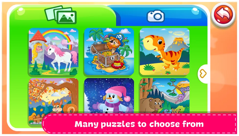 Kids Games - Puzzle World [МОД: Меню, Бесконечные монеты и Открытые уровни] Screenshot 3