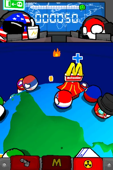 Polandball: Not Safe For World (Поландбол) [МОД: Все открыто, Дополнительные деньги и Меню MOD] Screenshot 3