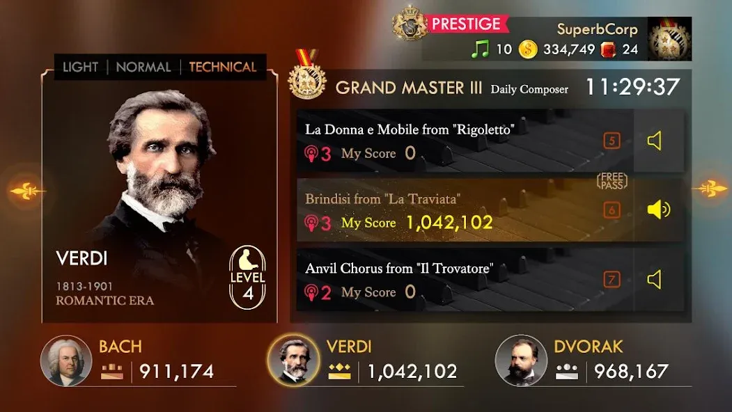 Pianista (Пианиста) [МОД: Все открыто, Дополнительные деньги и Меню MOD] Screenshot 3