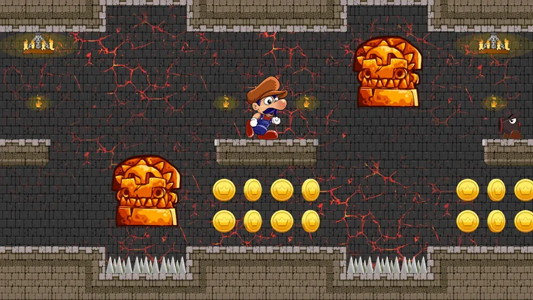 Super Bino Go:Adventure Jungle (Супер Бино Го) [МОД: Много монет, Открытые уровни и Мега MOD] Screenshot 5