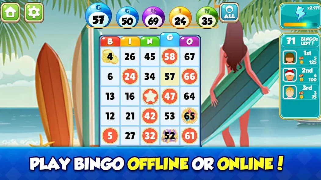 Bingo bay : Family bingo (Бинго бэй) [МОД: Бесконечные деньги, Монеты и Мега MOD] Screenshot 3