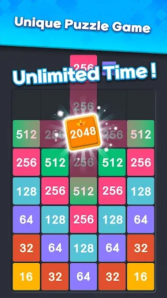 Drop Merge : Number Puzzle (Дроп Мердж) [МОД: Бесконечные деньги, Монеты и Мега MOD] Screenshot 1