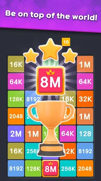 Drop Merge : Number Puzzle (Дроп Мердж) [МОД: Бесконечные деньги, Монеты и Мега MOD] Screenshot 4