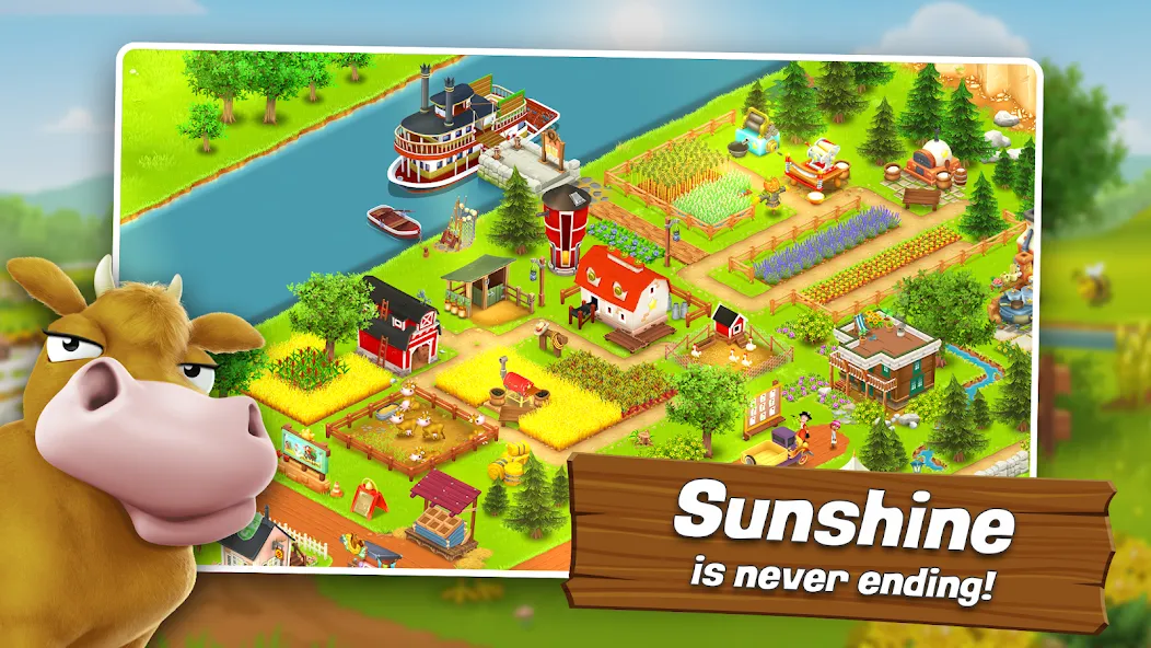 Hay Day (Хей Дей) [МОД: Меню, Бесконечные монеты и Открытые уровни] Screenshot 1