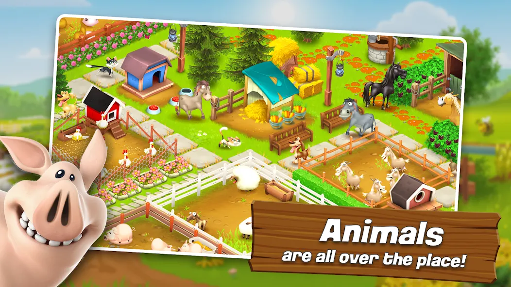 Hay Day (Хей Дей) [МОД: Меню, Бесконечные монеты и Открытые уровни] Screenshot 3