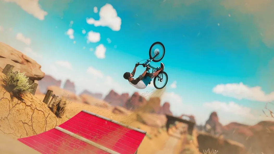 Bicycle Stunts: BMX Bike Games [МОД: Меню, Бесконечные монеты и Открытые уровни] Screenshot 1