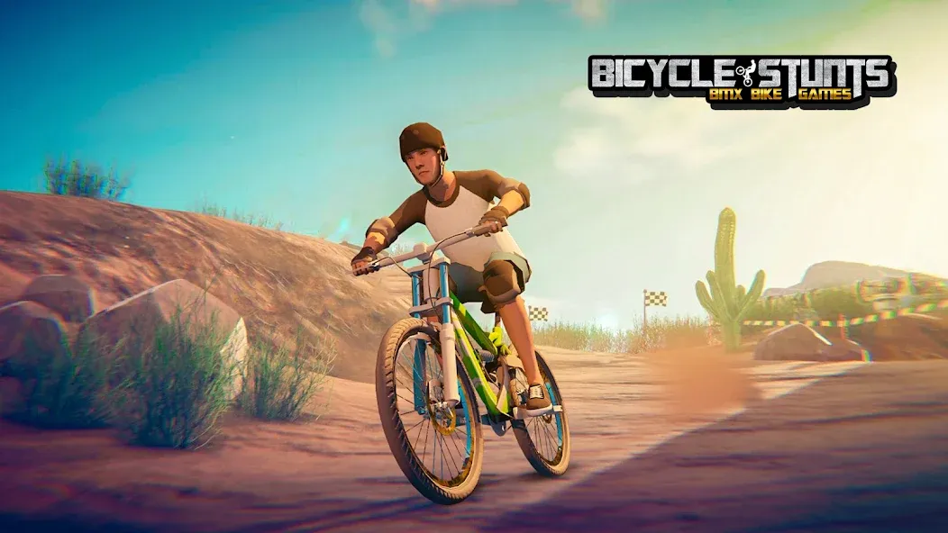 Bicycle Stunts: BMX Bike Games [МОД: Меню, Бесконечные монеты и Открытые уровни] Screenshot 4