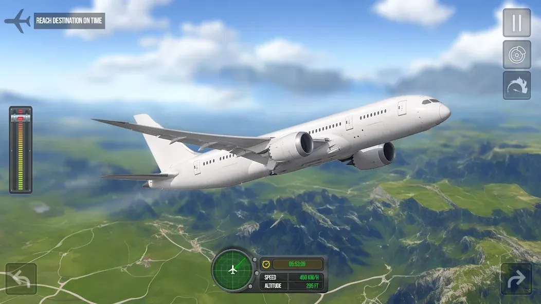 Flight Simulator - Plane Games [МОД: Бесконечные деньги, Монеты и Мега MOD] Screenshot 2