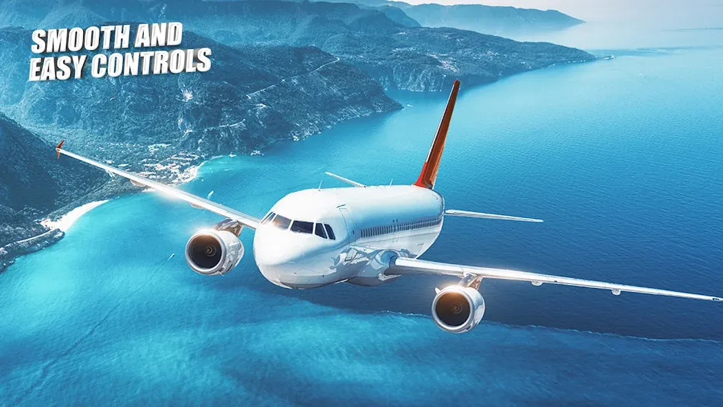 Flight Simulator - Plane Games [МОД: Бесконечные деньги, Монеты и Мега MOD] Screenshot 4