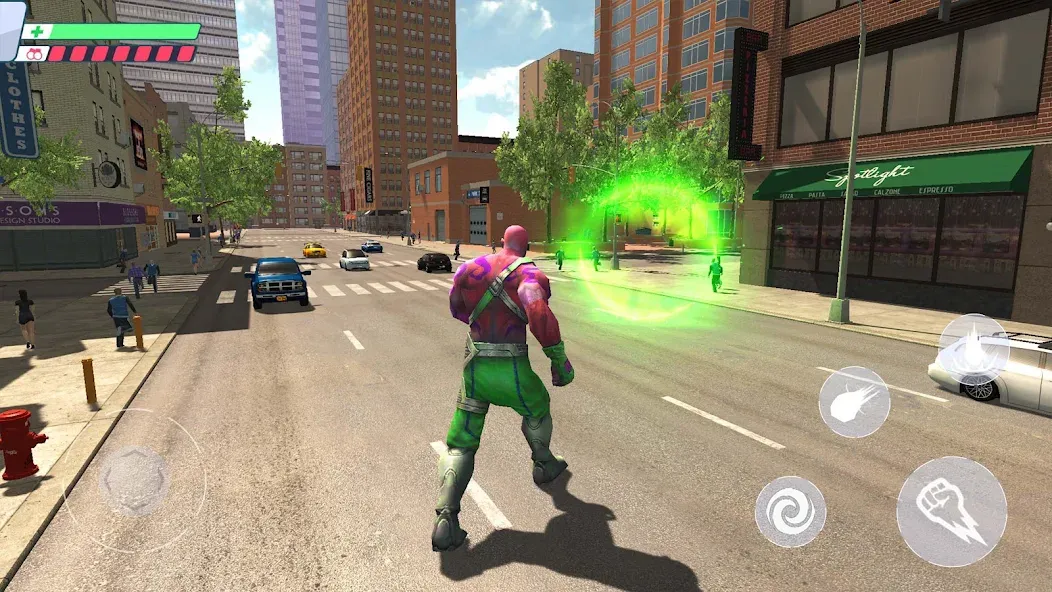 Super City Heroes:Super Battle (упер Герои Города) [МОД: Много монет, Открытые уровни и Мега MOD] Screenshot 1