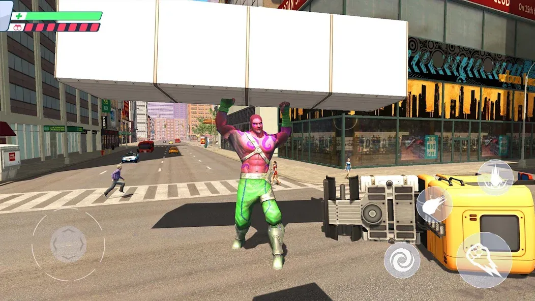 Super City Heroes:Super Battle (упер Герои Города) [МОД: Много монет, Открытые уровни и Мега MOD] Screenshot 2