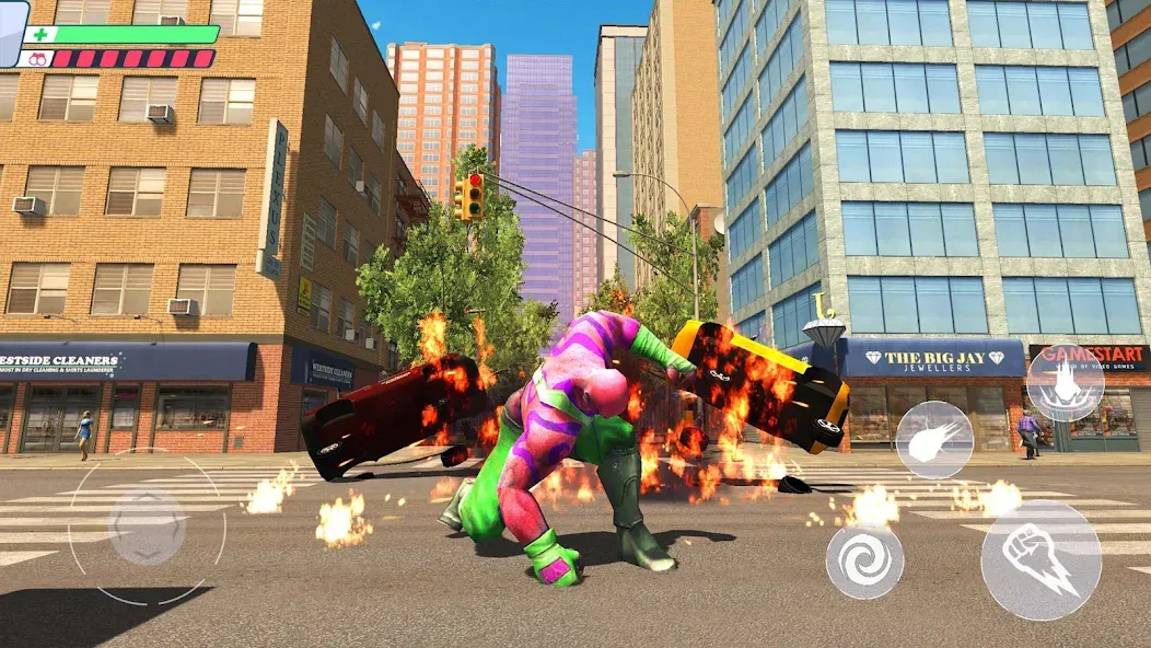 Super City Heroes:Super Battle (упер Герои Города) [МОД: Много монет, Открытые уровни и Мега MOD] Screenshot 3