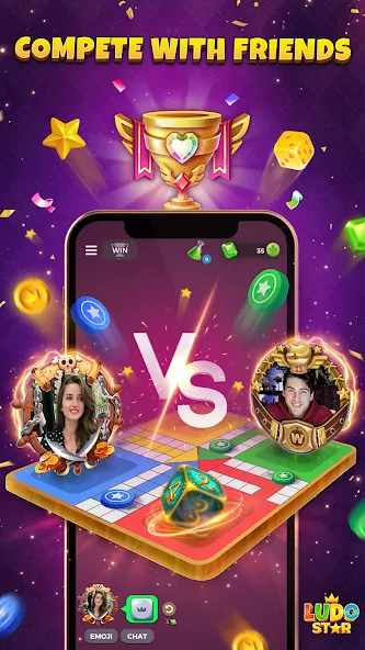 Ludo STAR: Online Dice Game (Лудо СТАР) [МОД: Все открыто, Дополнительные деньги и Меню MOD] Screenshot 2