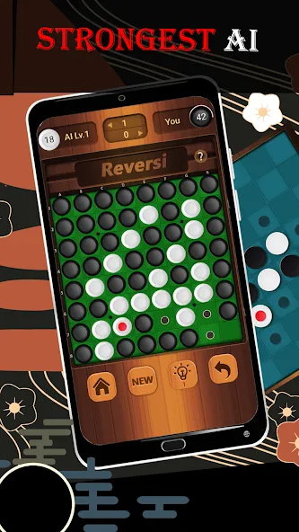 Reversi - Classic Reversi Game (Реверси) [МОД: Много денег, Монет и Все открыто] Screenshot 3