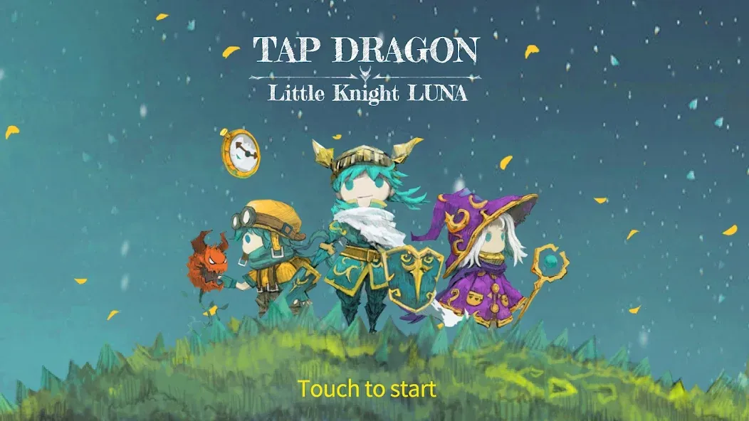 Tap Dragon: Little Knight Luna (Тап Драгон) [МОД: Много монет, Открытые уровни и Мега MOD] Screenshot 1
