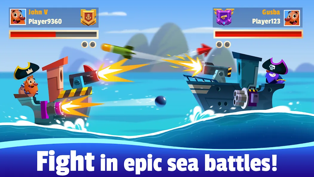 Oceans of Steel (Океаны стали) [МОД: Деньги, Монеты и Меню MOD] Screenshot 1