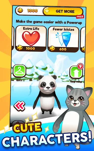 Super Penguins (упер Пингвины) [МОД: Бесконечные деньги, Монеты и Мега MOD] Screenshot 3