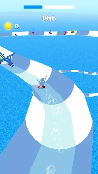 Waterpark Super Slide (Ватерпарк Супер Слайд) [МОД: Деньги, Монеты и Меню MOD] Screenshot 4
