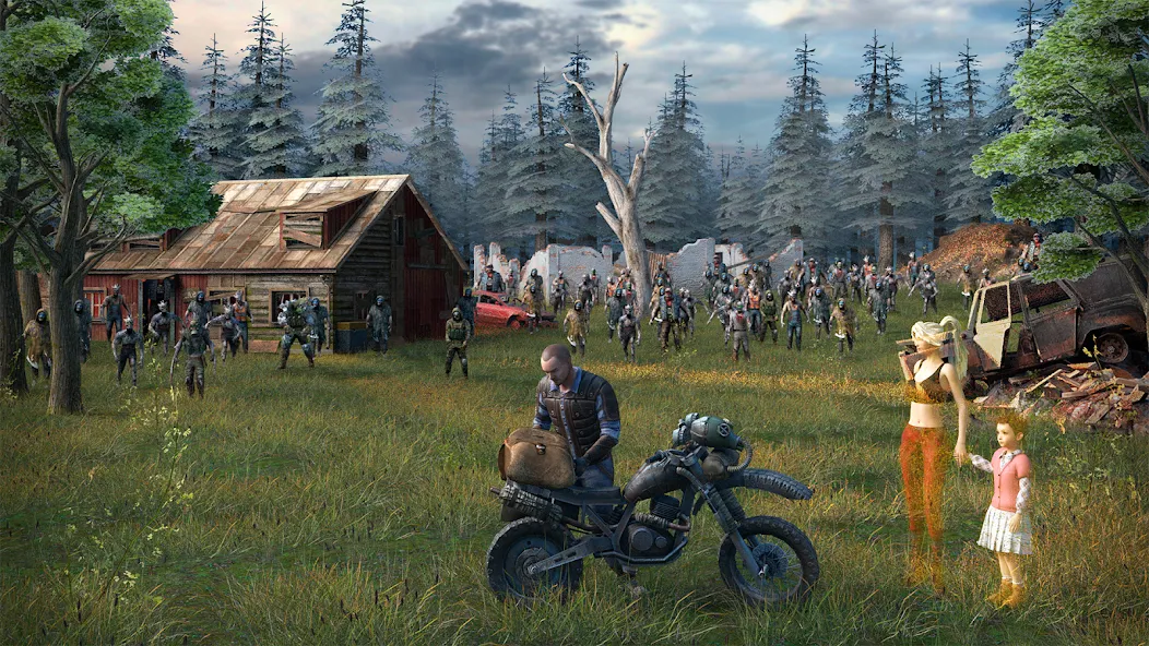 Dawn of Zombies: Survival Game (Доун оф Зомбис) [МОД: Бесконечные деньги, Монеты и Мега MOD] Screenshot 1