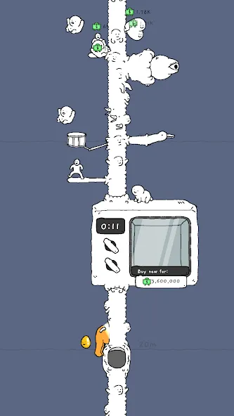 Tingus Goose - Weird Idle Game (Тингус Гус) [МОД: Все открыто, Дополнительные деньги и Меню MOD] Screenshot 4