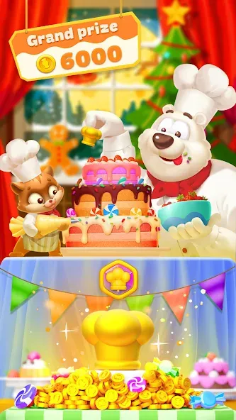 Sweet Candy Match: Puzzle Game (Свит Кэнди Матч) [МОД: Бесконечные деньги, Монеты и Мега MOD] Screenshot 4