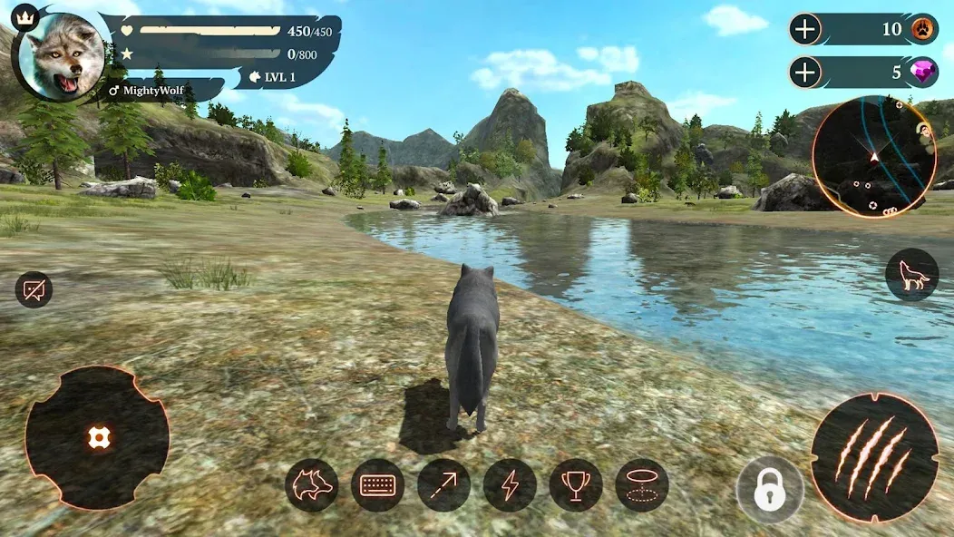 The Wolf (Зе Вулф) [МОД: Много денег, Монет и Все открыто] Screenshot 1